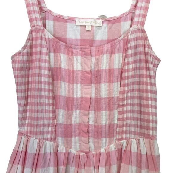 LoveShackFancy Chennedy Mini Dress Pink Size 0 - Picture 7 of 11